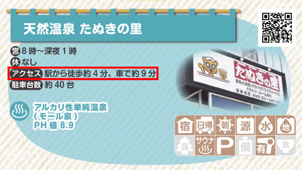 帯広温泉郷マップ 訂正箇所